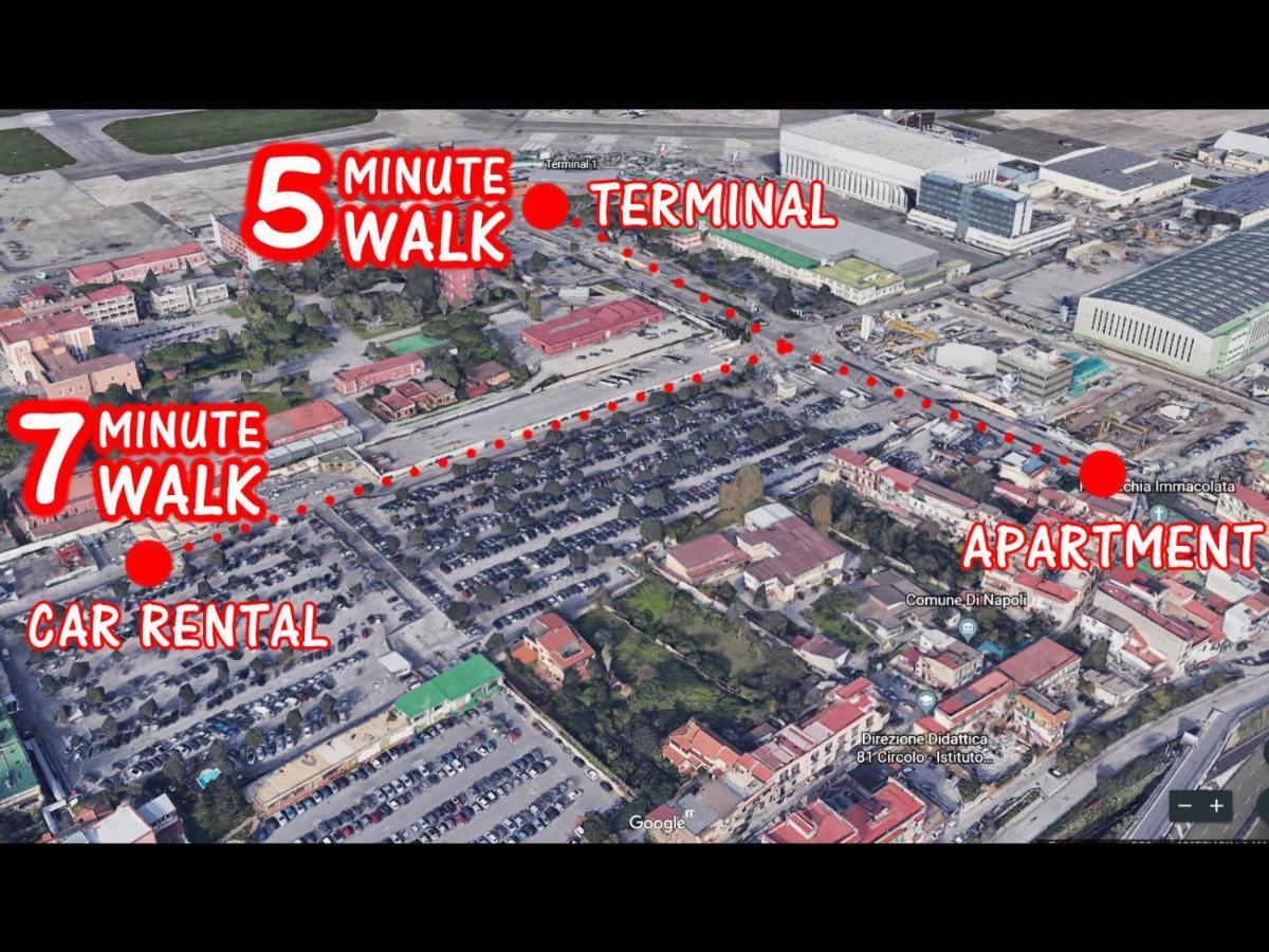 דירות La Casetta Arancione Nell'Aeroporto Di Napoli מראה חיצוני תמונה